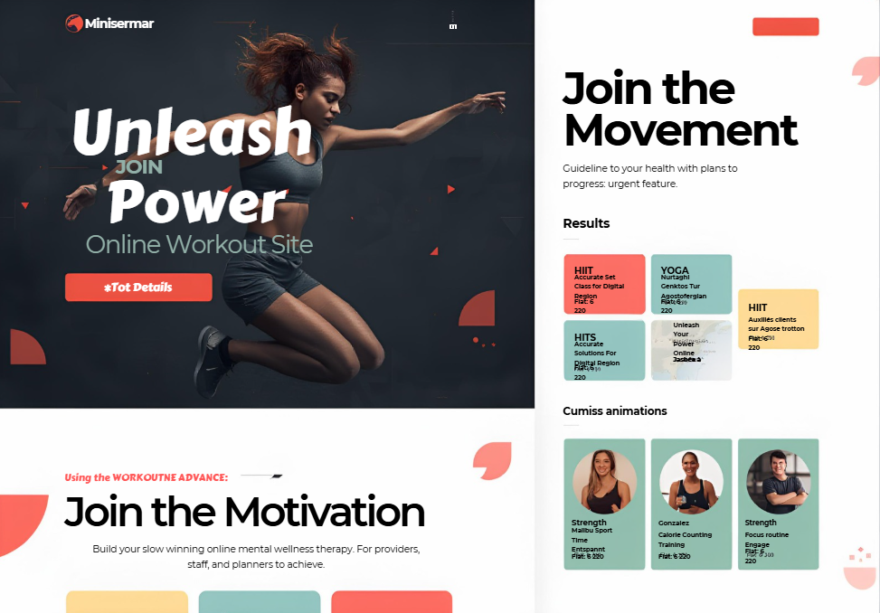Gym and FitnessTemplate