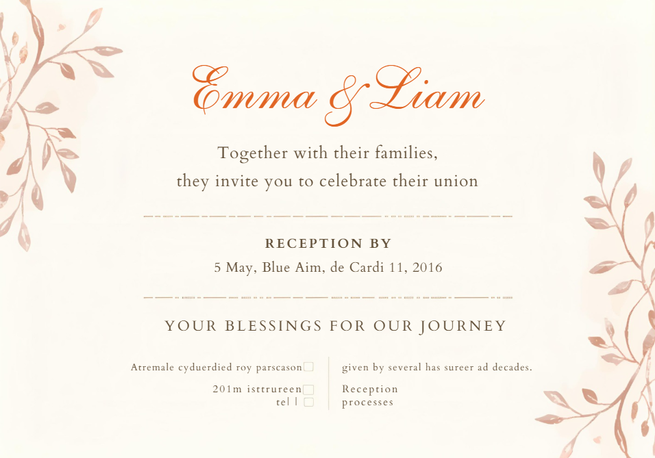Wedding and Friendship